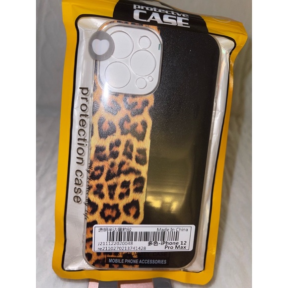Colorblock Leopard Print iPhone 12 Pro Max Case 🖤 - Picture 7 of 17